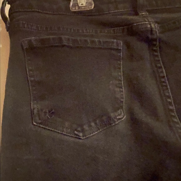 Kut from the Kloth Donna Skinny Jeans- Black Size -10 - Picture 6 of 7
